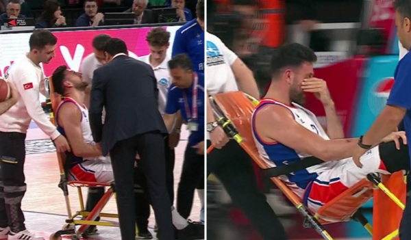 Василія Міцича винесли на ношах з майданчику під час матчу чемпіонату Туреччини