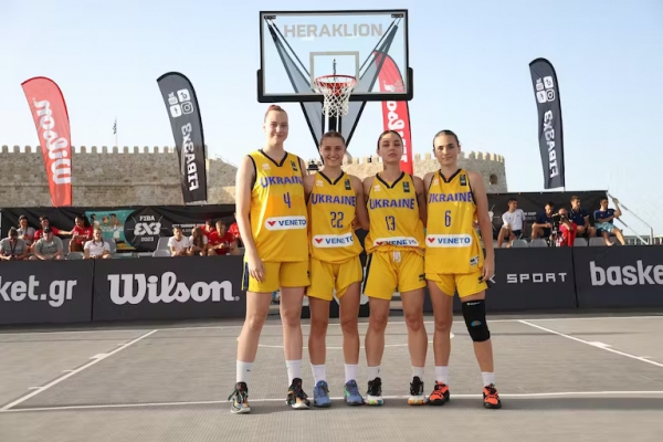 Збірна України 3х3 посіла 5 місце на чемпіонаті Європи U-17