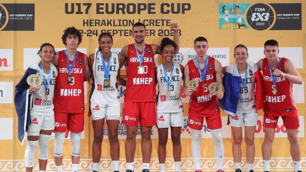 Збірна України 3х3 посіла 5 місце на чемпіонаті Європи U-17